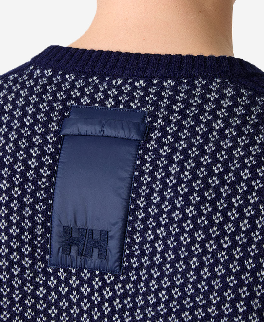 Helly Hansen AFTON KNIT SWEATER (Navy Fairisle)