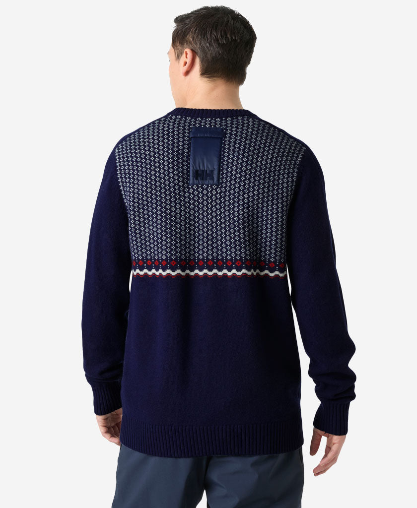 Helly Hansen AFTON KNIT SWEATER (Navy Fairisle)