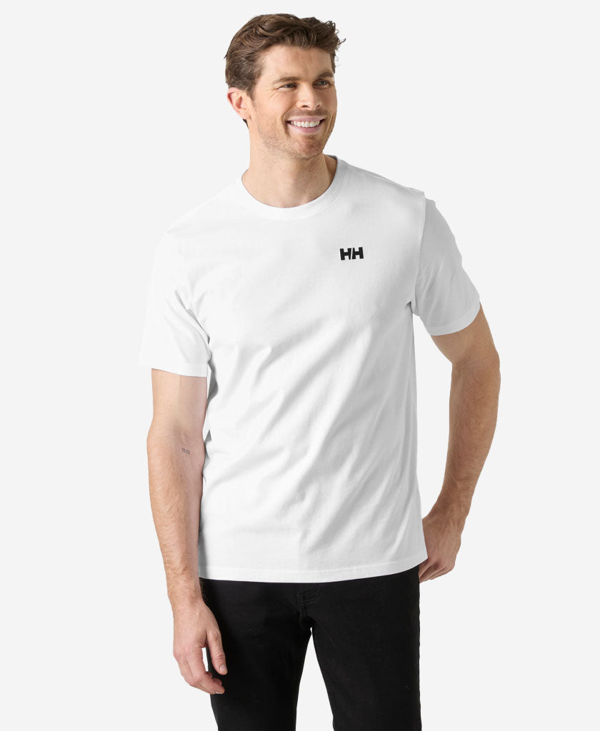Image of T-Shirts. Product name - HH STAPLE T-SHIRT, White in White colour by brand - Helly Hansen