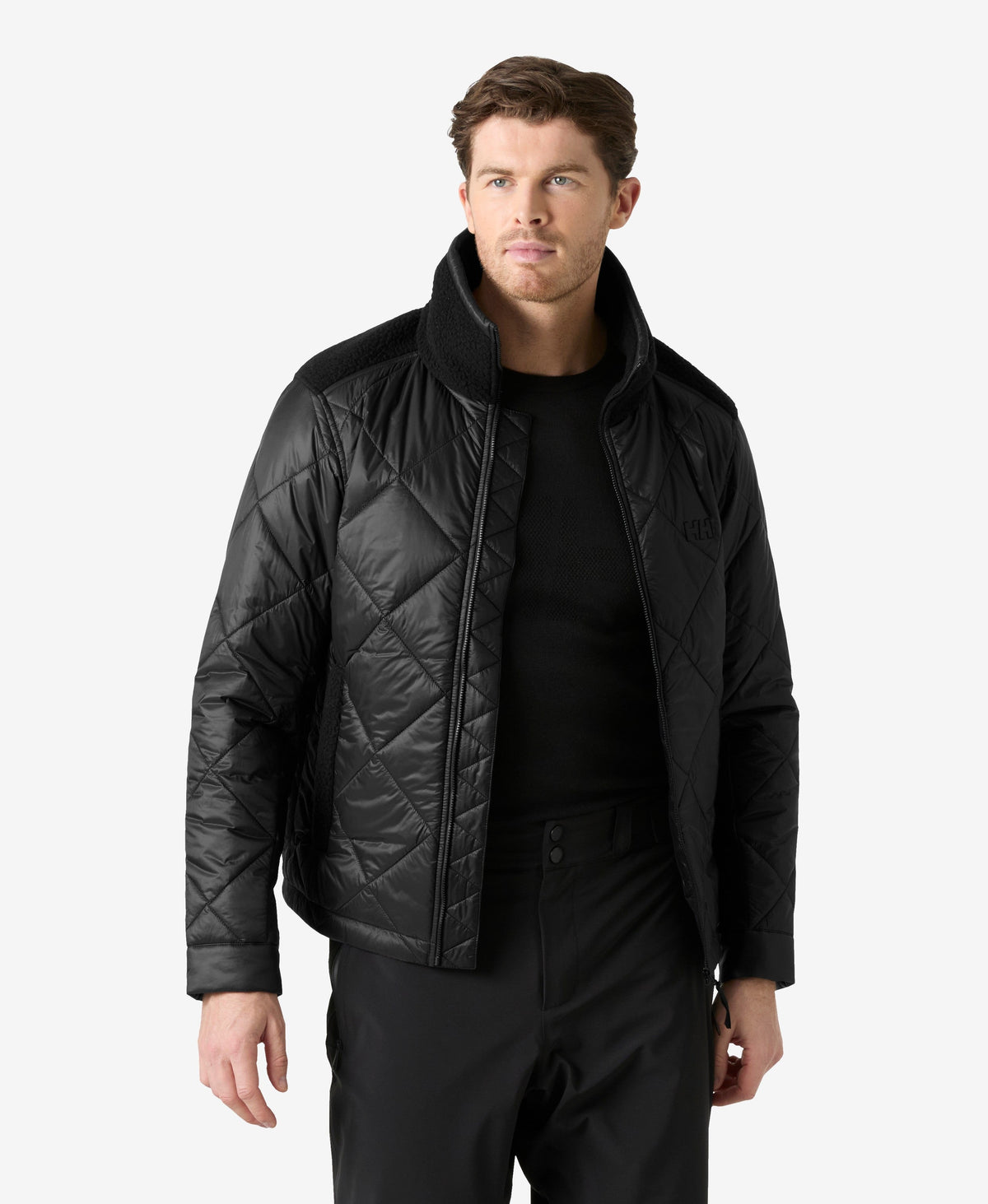 Image of Coats & Jackets. Product name - OKEMO HYBRID JACKET, Black in Black colour by brand - Helly Hansen