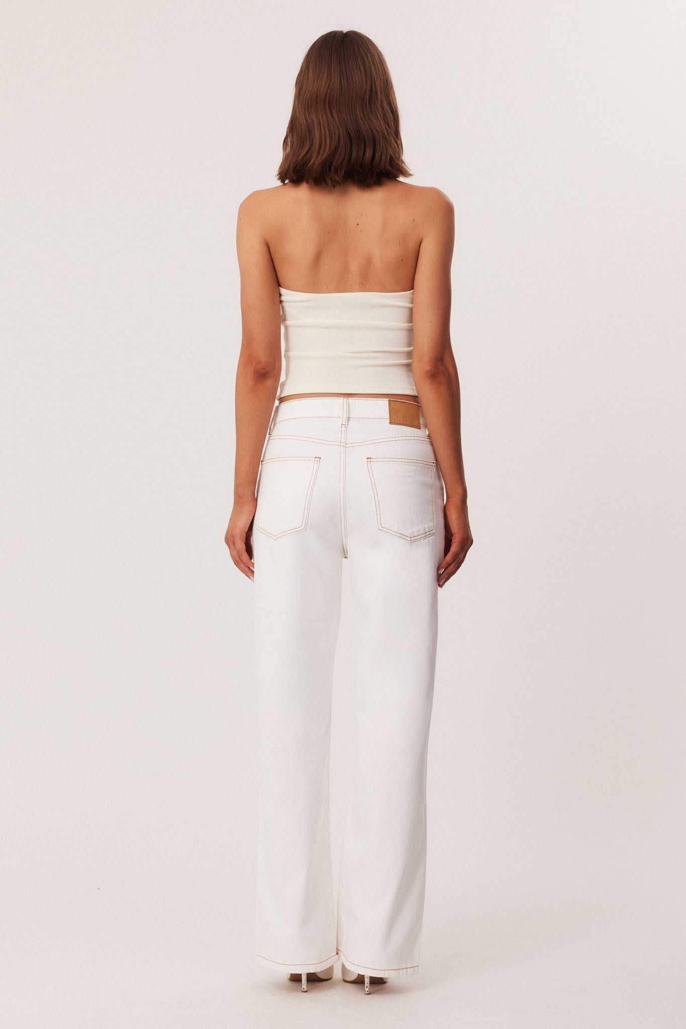 SNDYS RUNE JEANS (White)