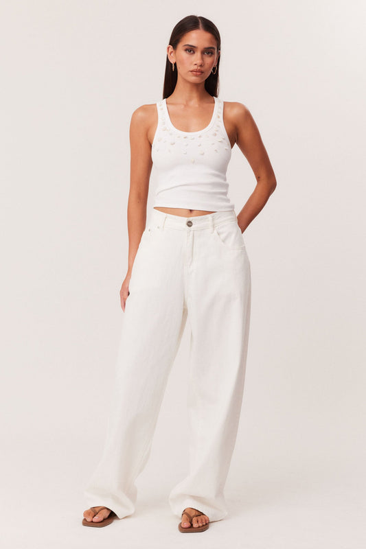 SNDYS FRAYA TANK TOP (Off White)