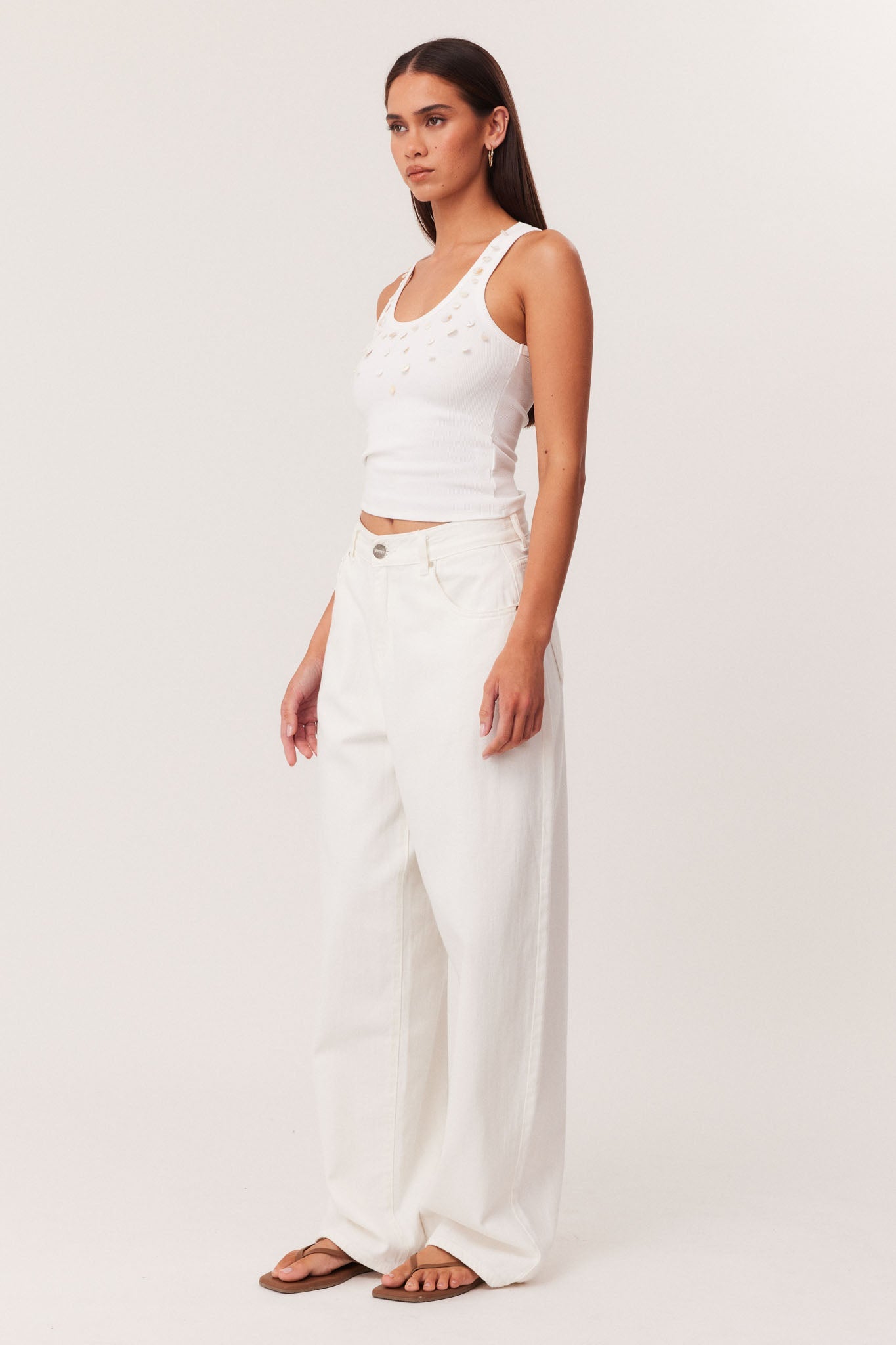 SNDYS FRAYA TANK TOP (Off White)