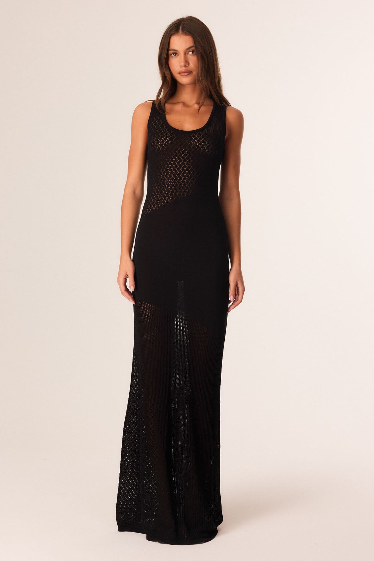 SNDYS MARLEY REVERSIBLE MAXI DRESS (Black)