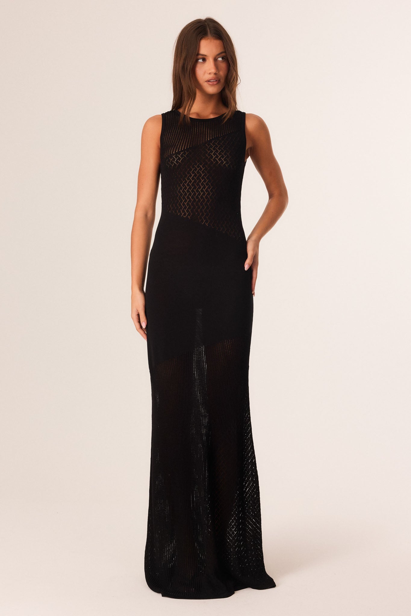Image of Dresses. Productname: SNDYS MARLEY REVERSIBLE MAXI DRESS in Black colour by brand - SNDYS