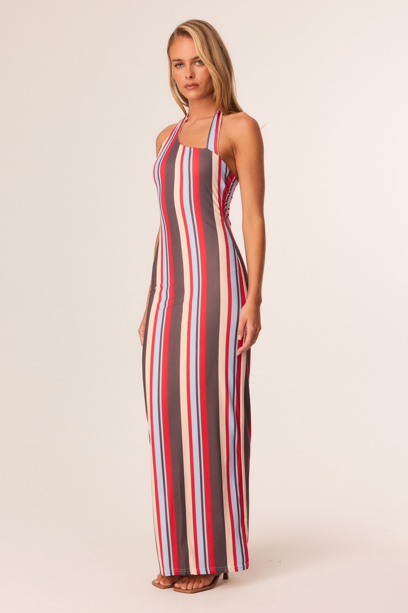 SNDYS SHERRI MAXI DRESS (Multi Stripe)