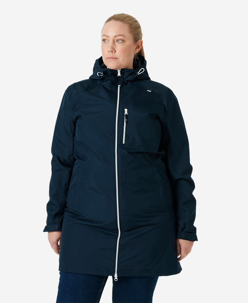 Helly Hansen W LONG BELFAST JACKET (Navy)