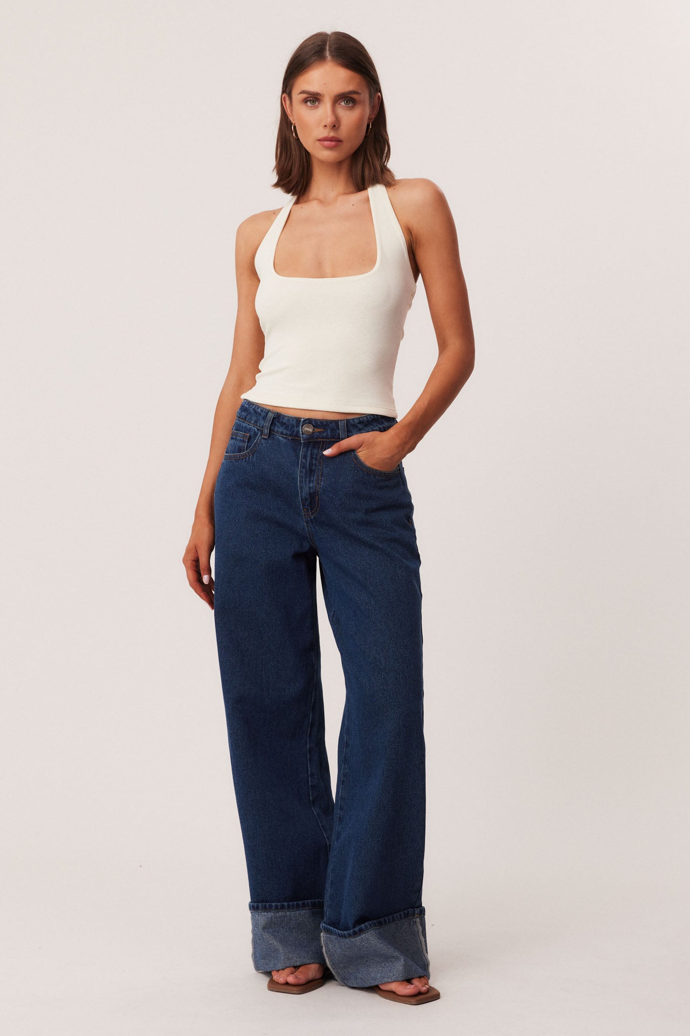 Image of Jeans. Productname: SNDYS DAVIDSON DENIM JEANS in Indigo Blue colour by brand - SNDYS