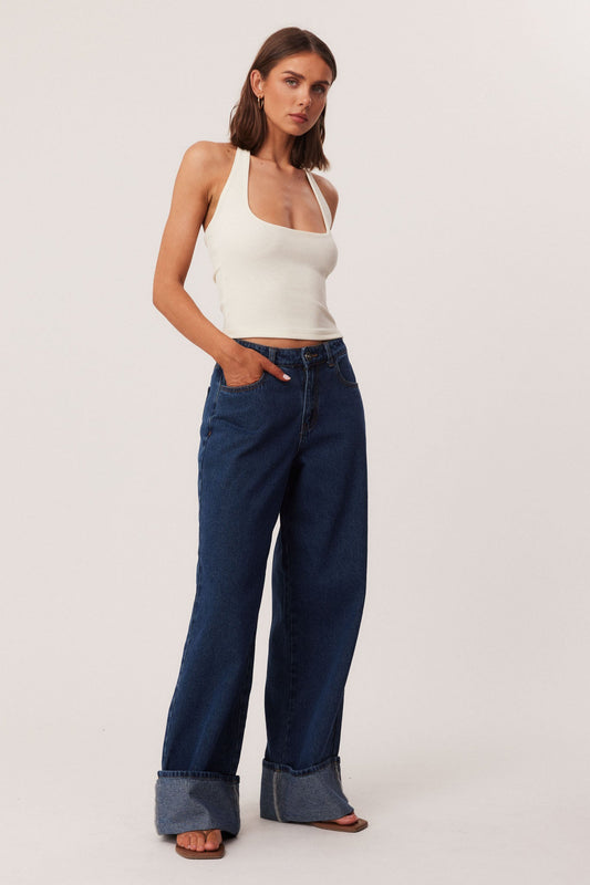 SNDYS DAVIDSON DENIM JEANS (Indigo Blue)