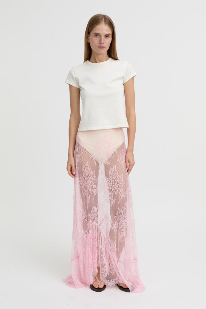 Blanca Studio Veda Lace Skirt (Pink)