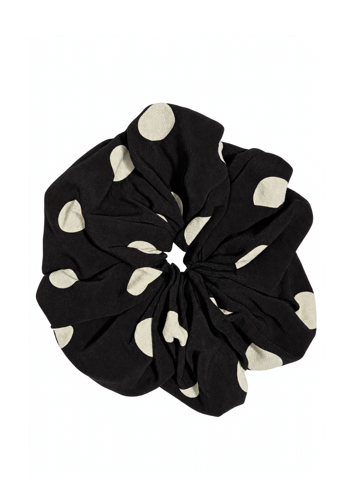 Image of Accessories. Productname: Auguste The Label Voluminous Scrunchie - Polka in Print colour by brand - Auguste The Label
