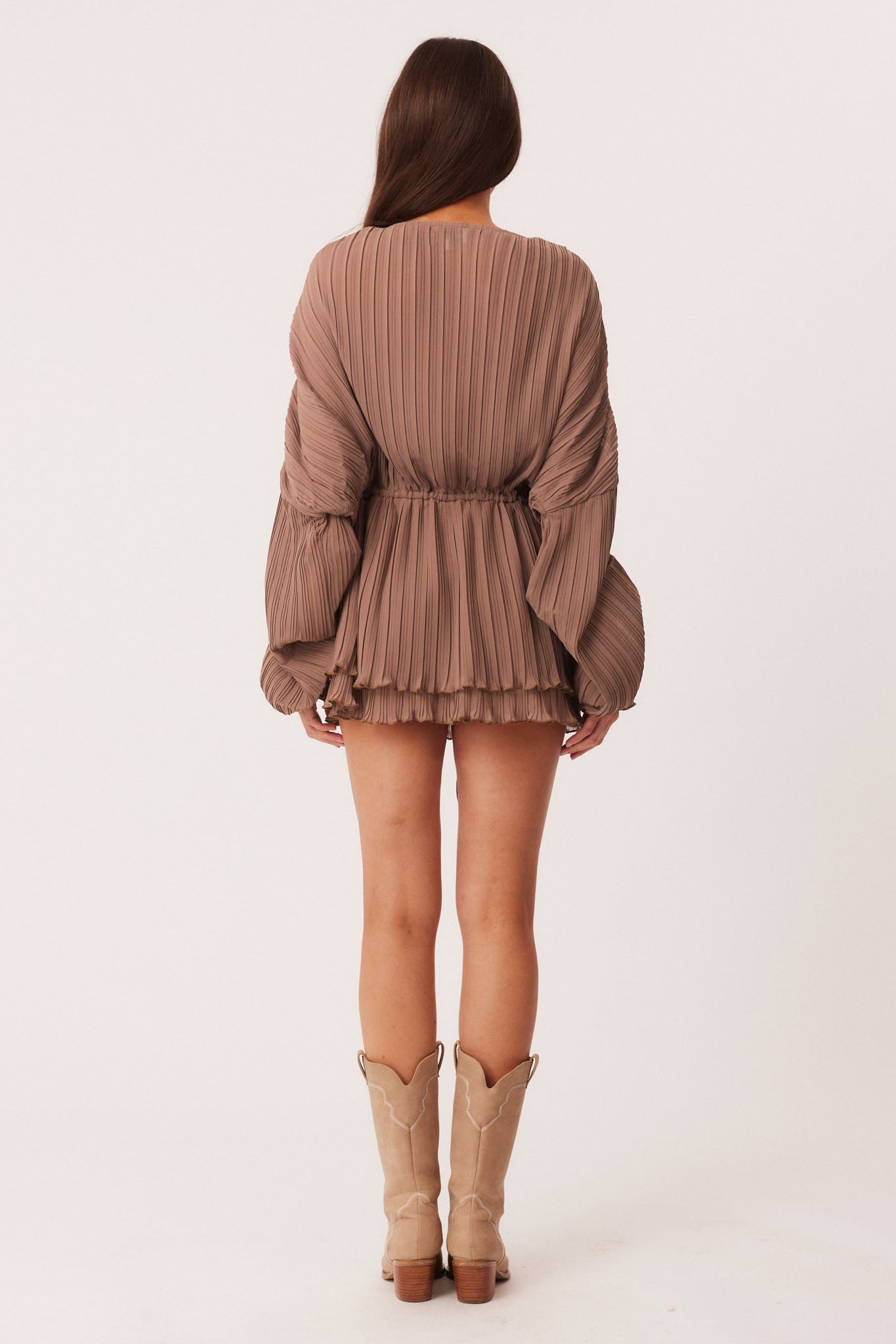 SNDYS DANZA MINI DRESS (Mocha)