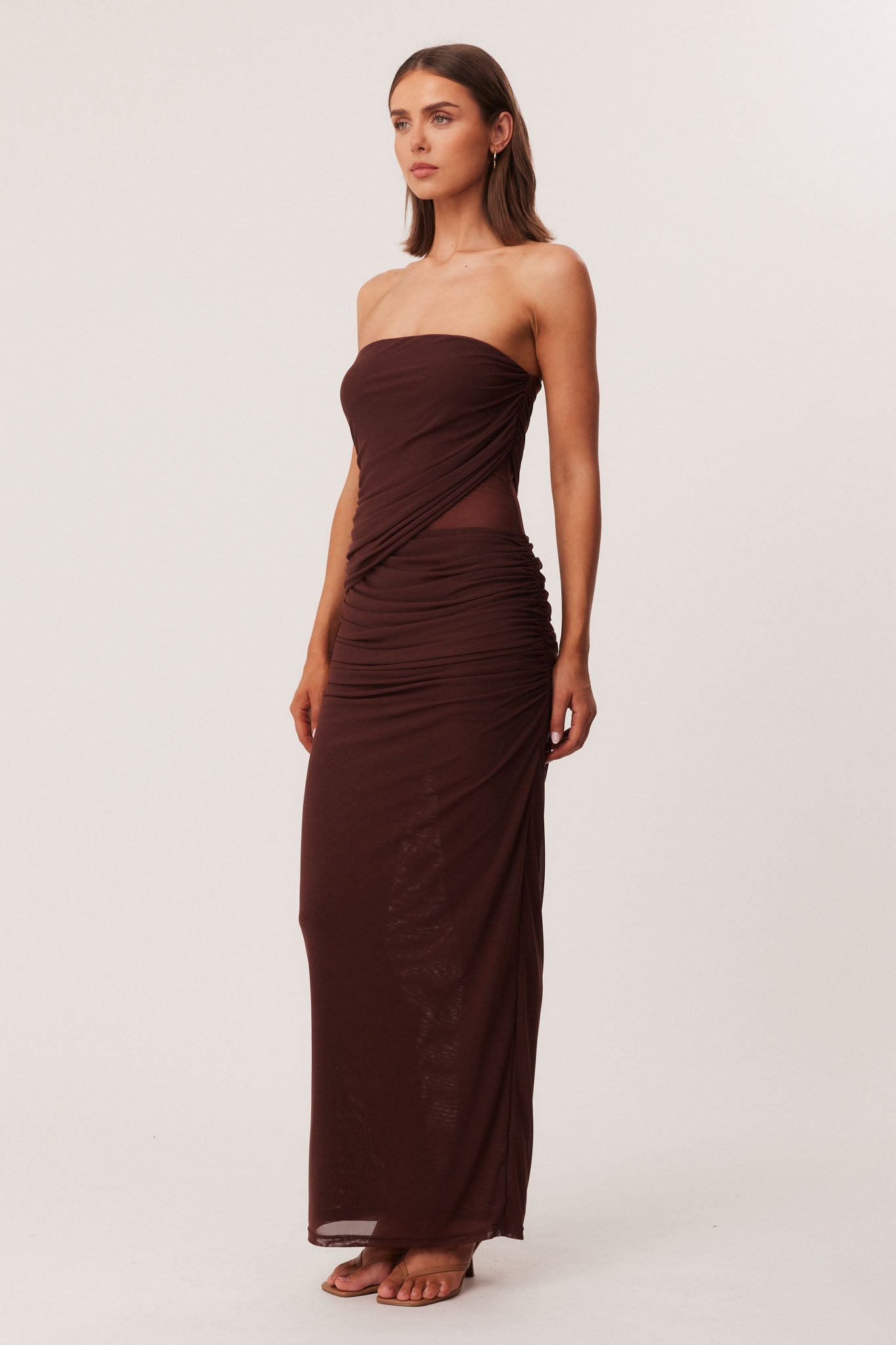 SNDYS LAI MAXI DRESS (Mocha)
