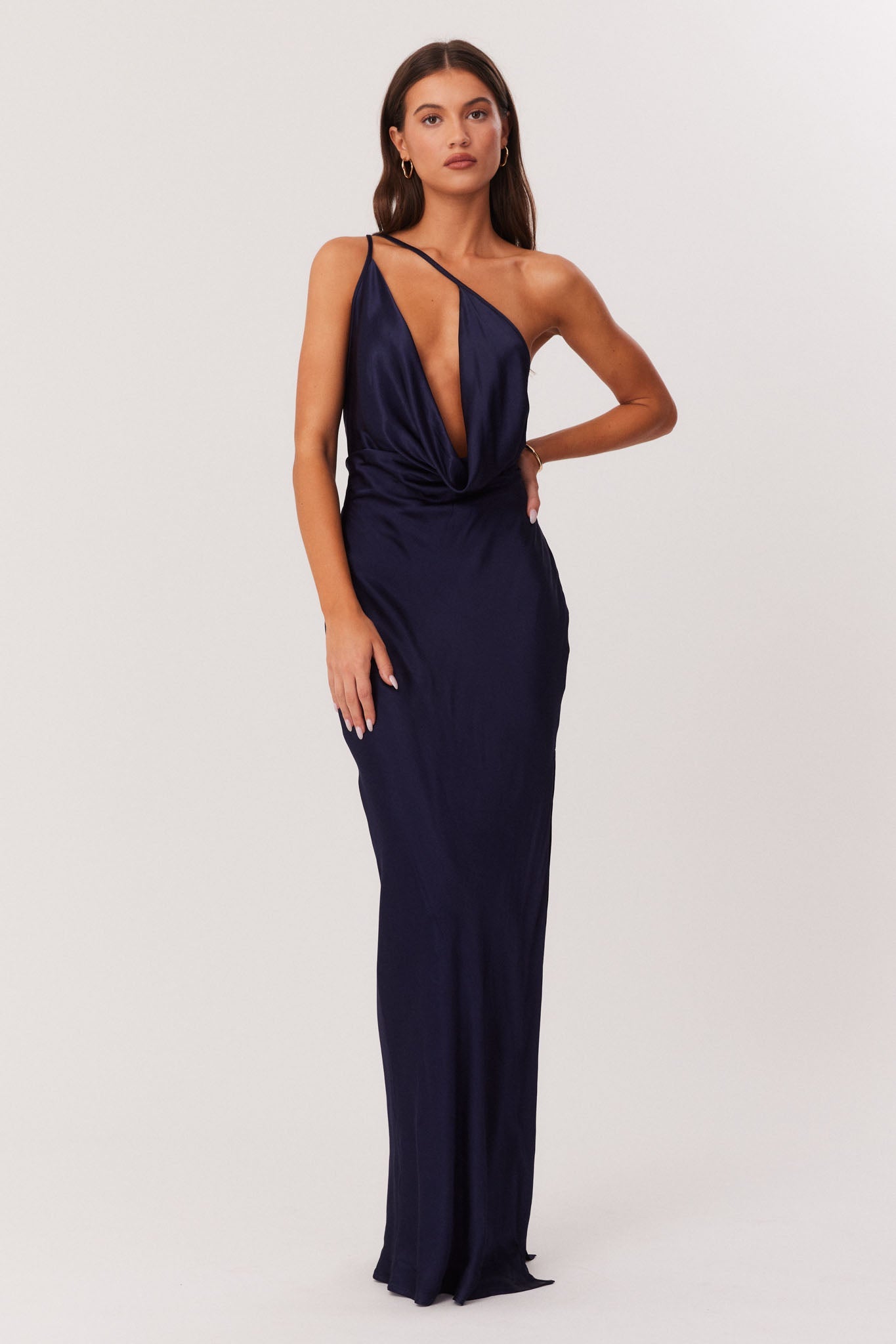 Image of Dresses. Productname: SNDYS JOHANNA MAXI DRESS in Navy colour by brand - SNDYS