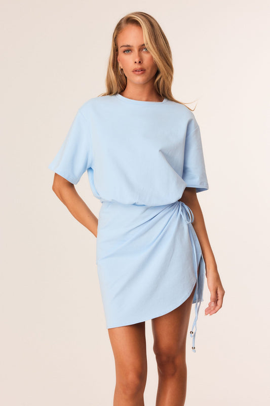 Image of Dresses. Productname: SNDYS LOLA MINI DRESS in Blue colour by brand - SNDYS