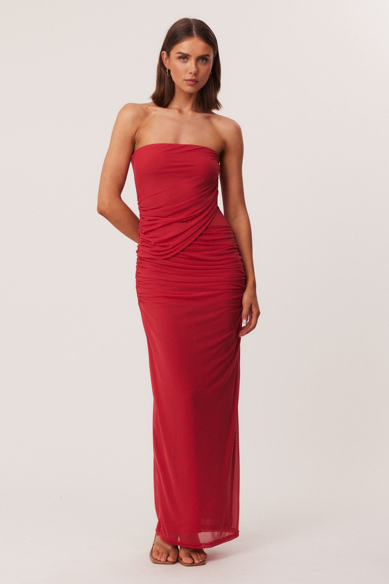 SNDYS LAI MAXI DRESS (Strawberry)