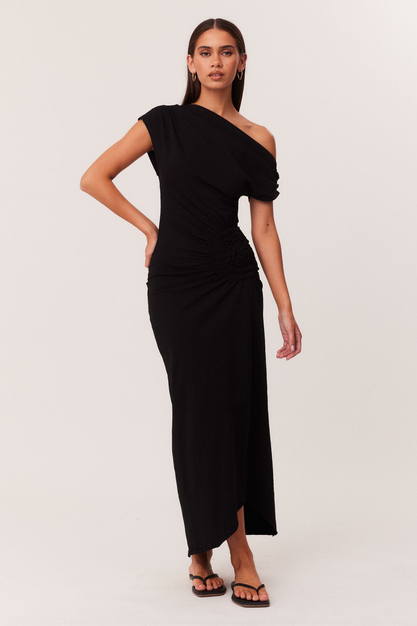 SNDYS OLIVIDAE MAXI DRESS (Black)