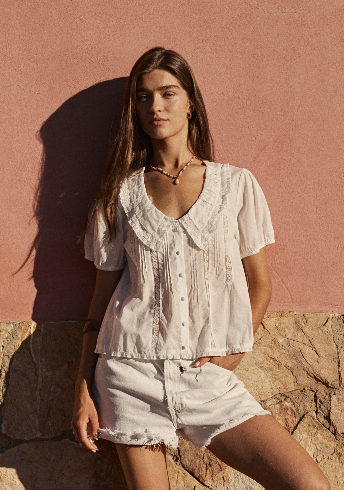 Auguste The Label Violette Blouse (Print)