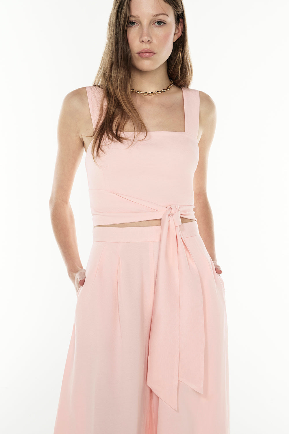 The Sweet Life Culotte (Pale Pink)
