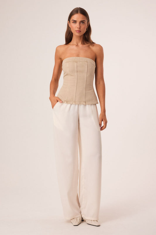 SNDYS LEX CORSET TOP (Taupe)