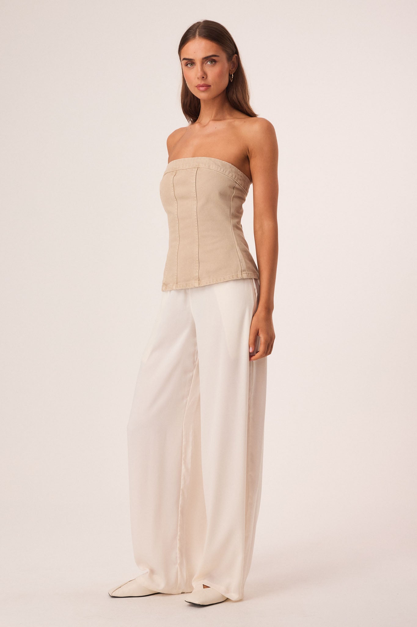 SNDYS LEX CORSET TOP (Taupe)