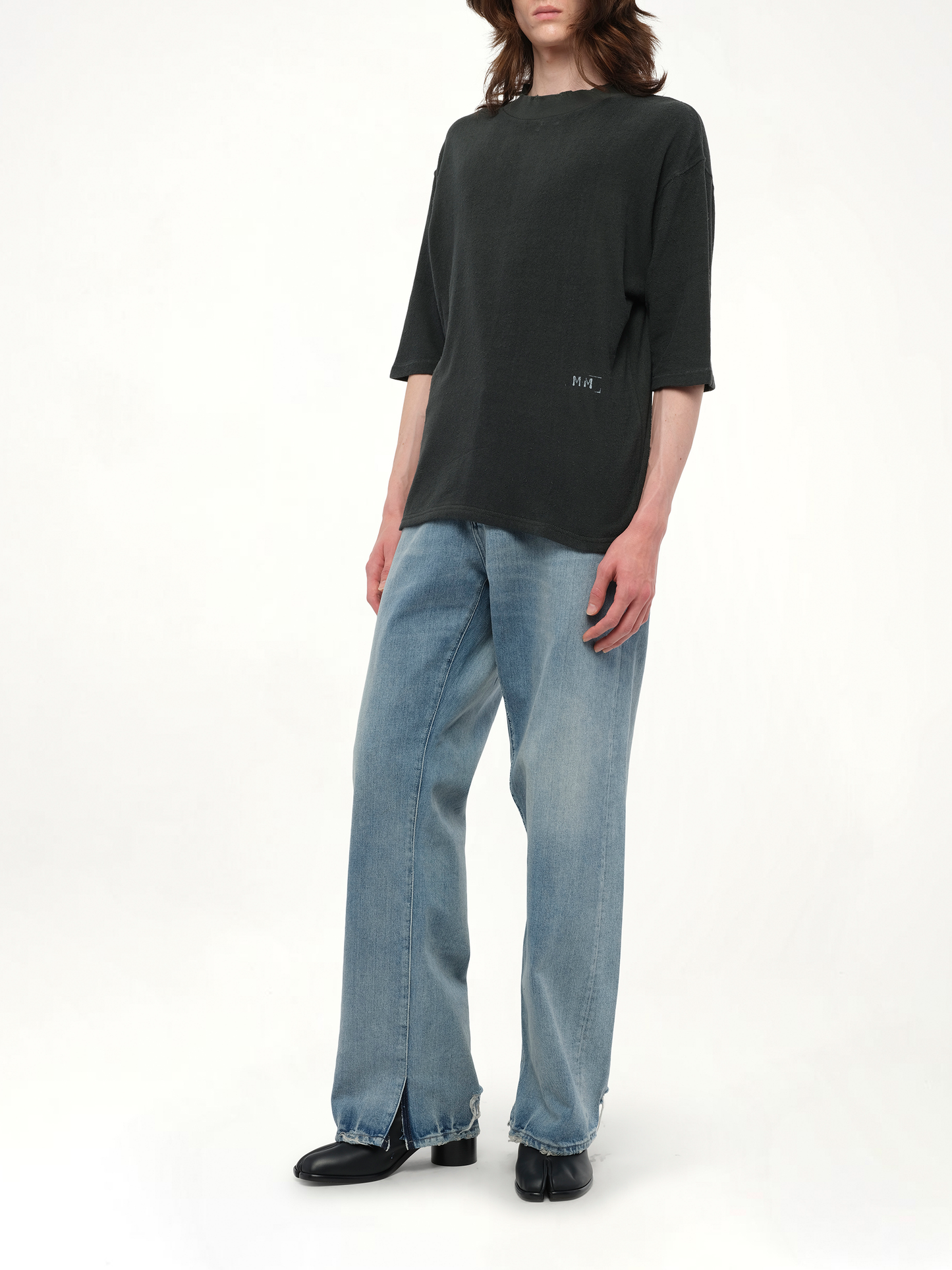 MAISON MARGIELA Reverse Terry T-Shirt (Black)