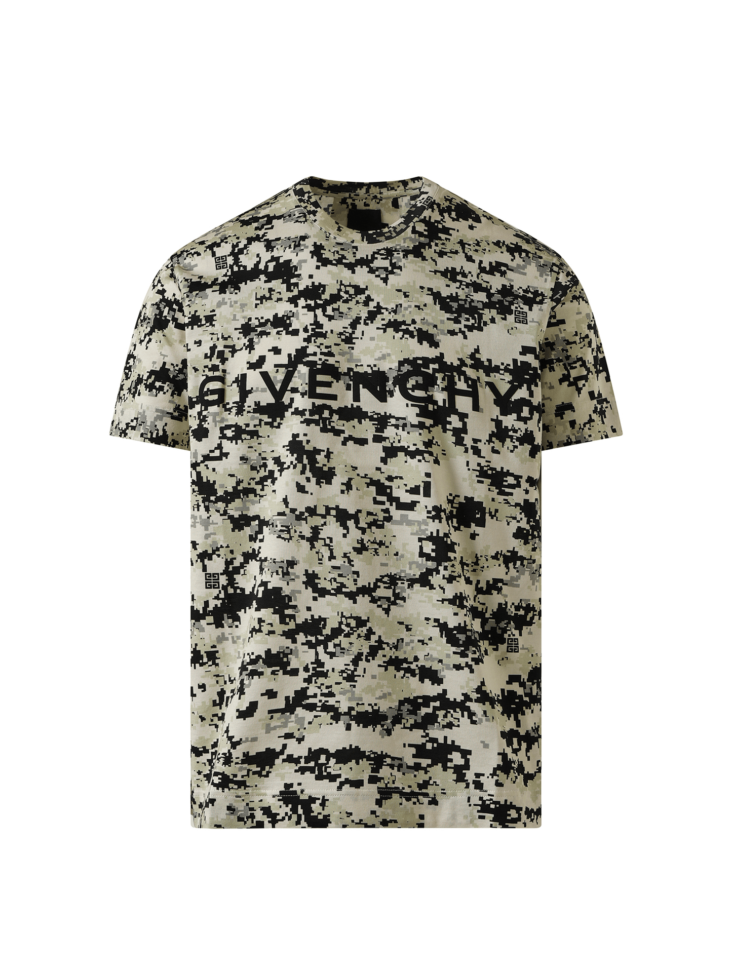 GIVENCHY Camo All Over T-Shirt (Beige)