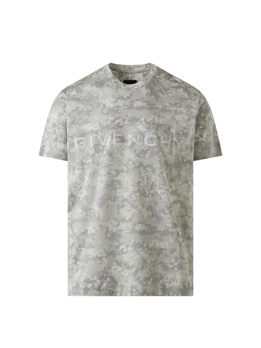 GIVENCHY Camo All Over T-Shirt (Grey)