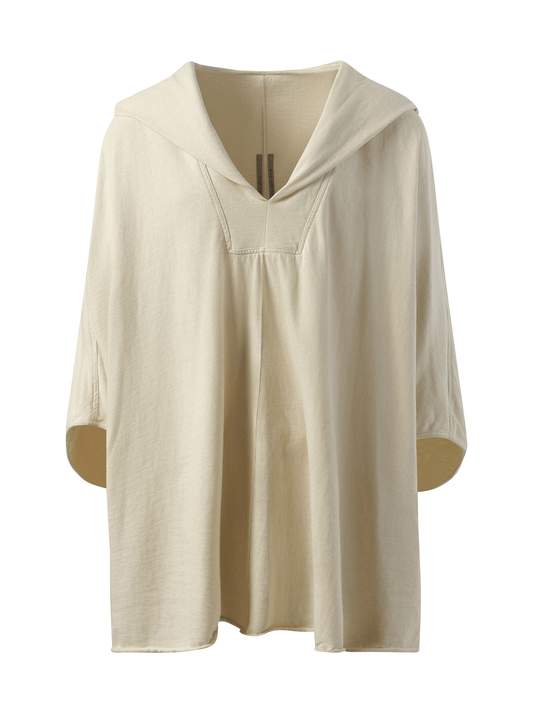 RICK OWENS Hooded Kaftan (Natural)