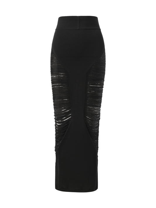 RICK OWENS Pillar Skirt (Black)