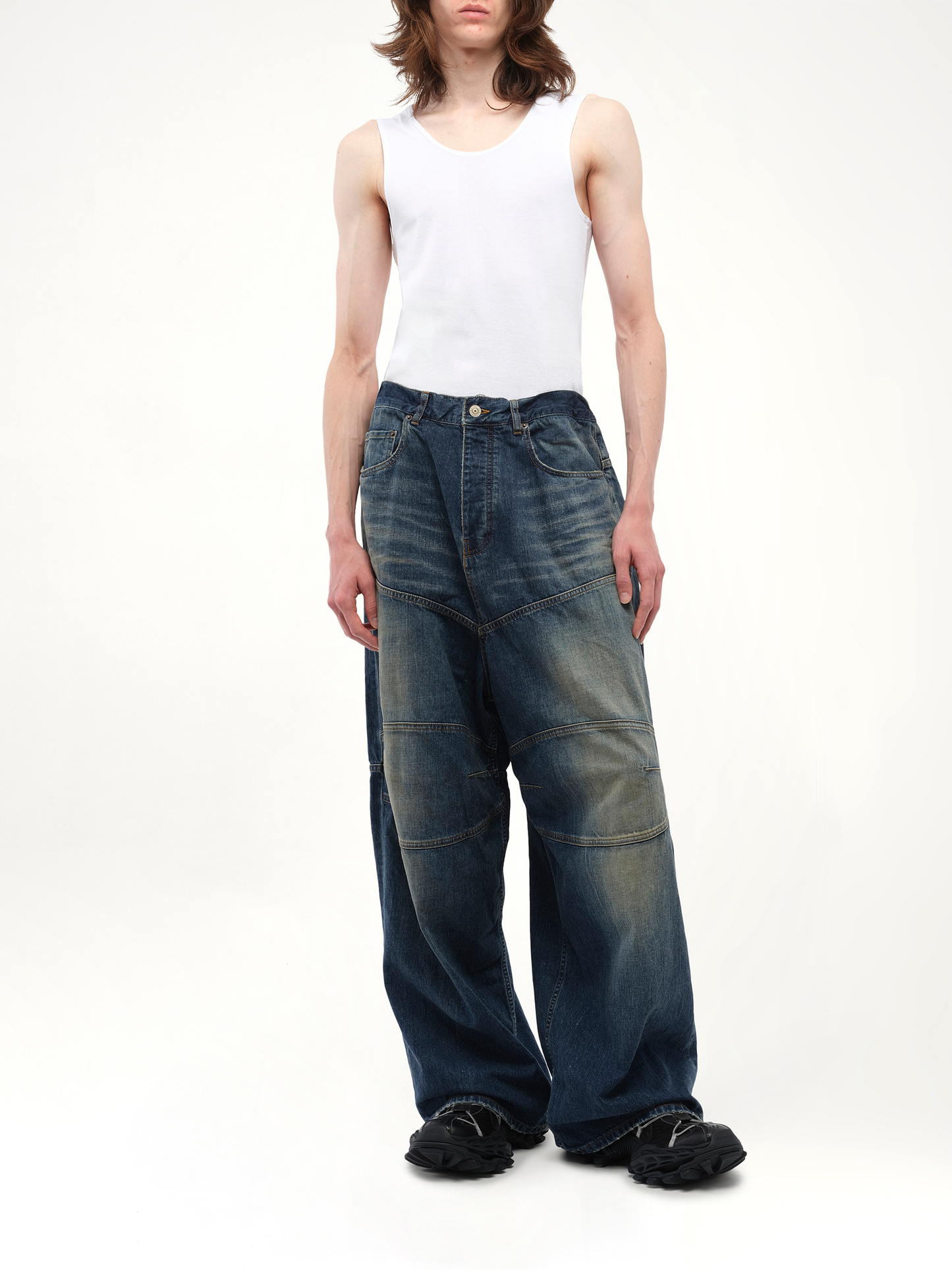 BALENCIAGA Baggy Denim Pants (Blue)