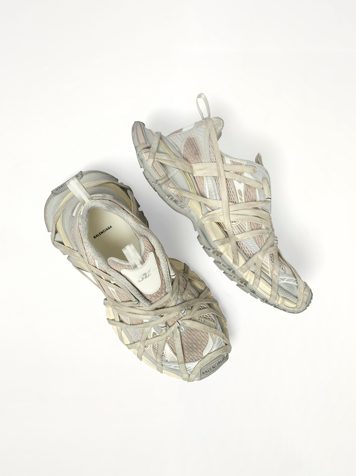 BALENCIAGA 3XL Extreme Lace Sneaker (White)