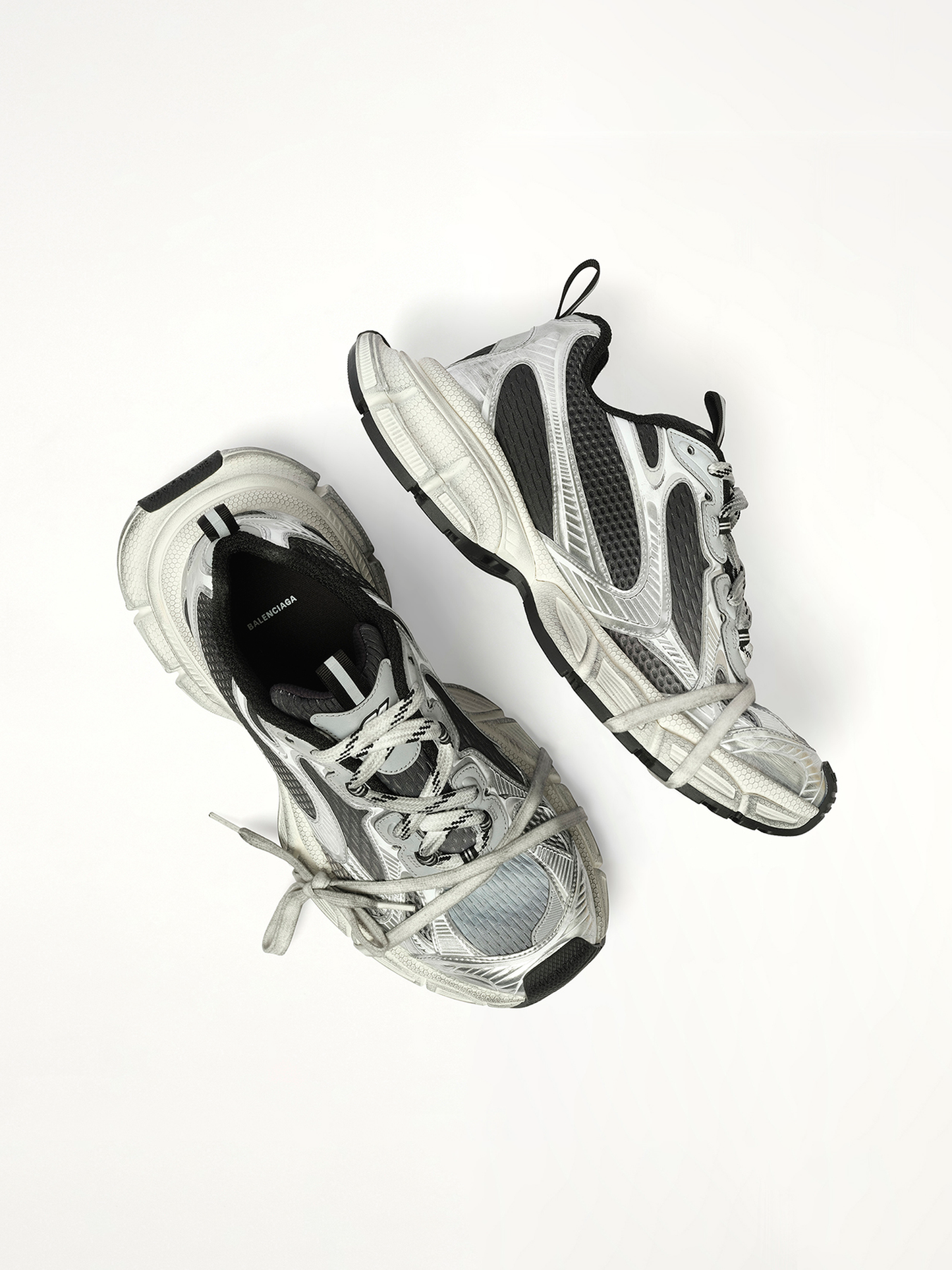 BALENCIAGA 3XL Toe Spray Sneaker (Black)