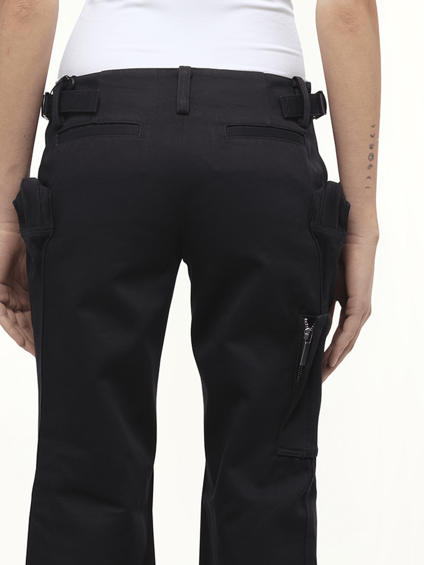 FAX COPY EXPRESS Flared Cargos (Black)