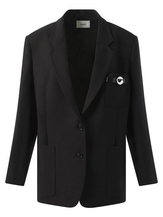 COPERNI Belted Pocket Tailored Jacket (Black)