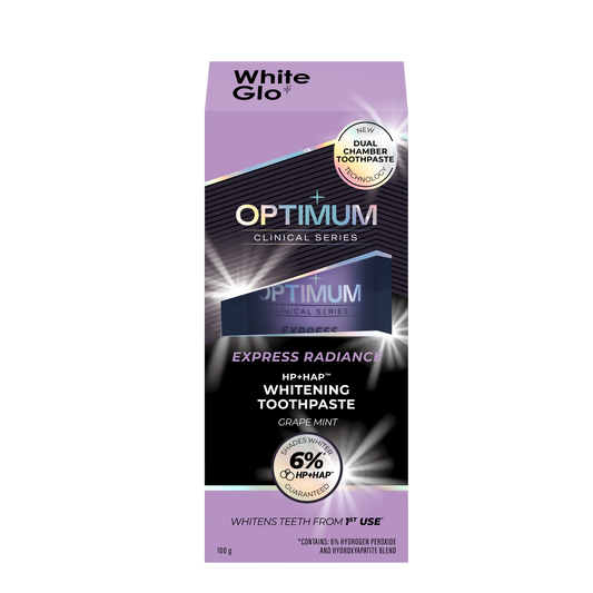 Image of Oral Care. Product name - Optimum Express Radiance Whitening Toothpaste in colour by brand - White Glo