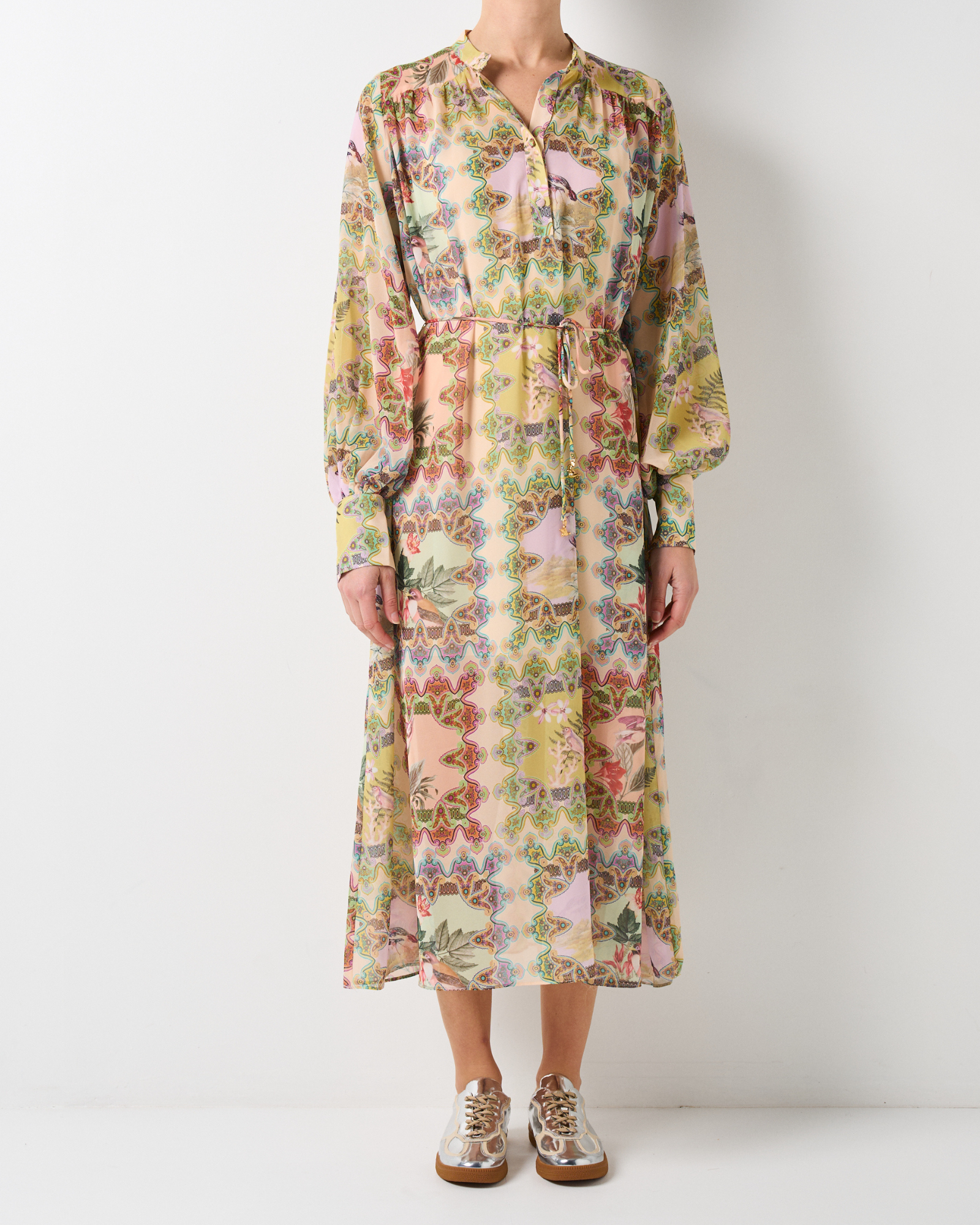 Image of Dresses. Product name - Athens Dress in The Aviary colour by brand - Walnut Melbourne