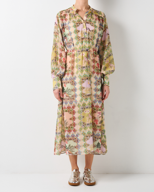Image of Dresses. Product name - Athens Dress in The Aviary colour by brand - Walnut Melbourne