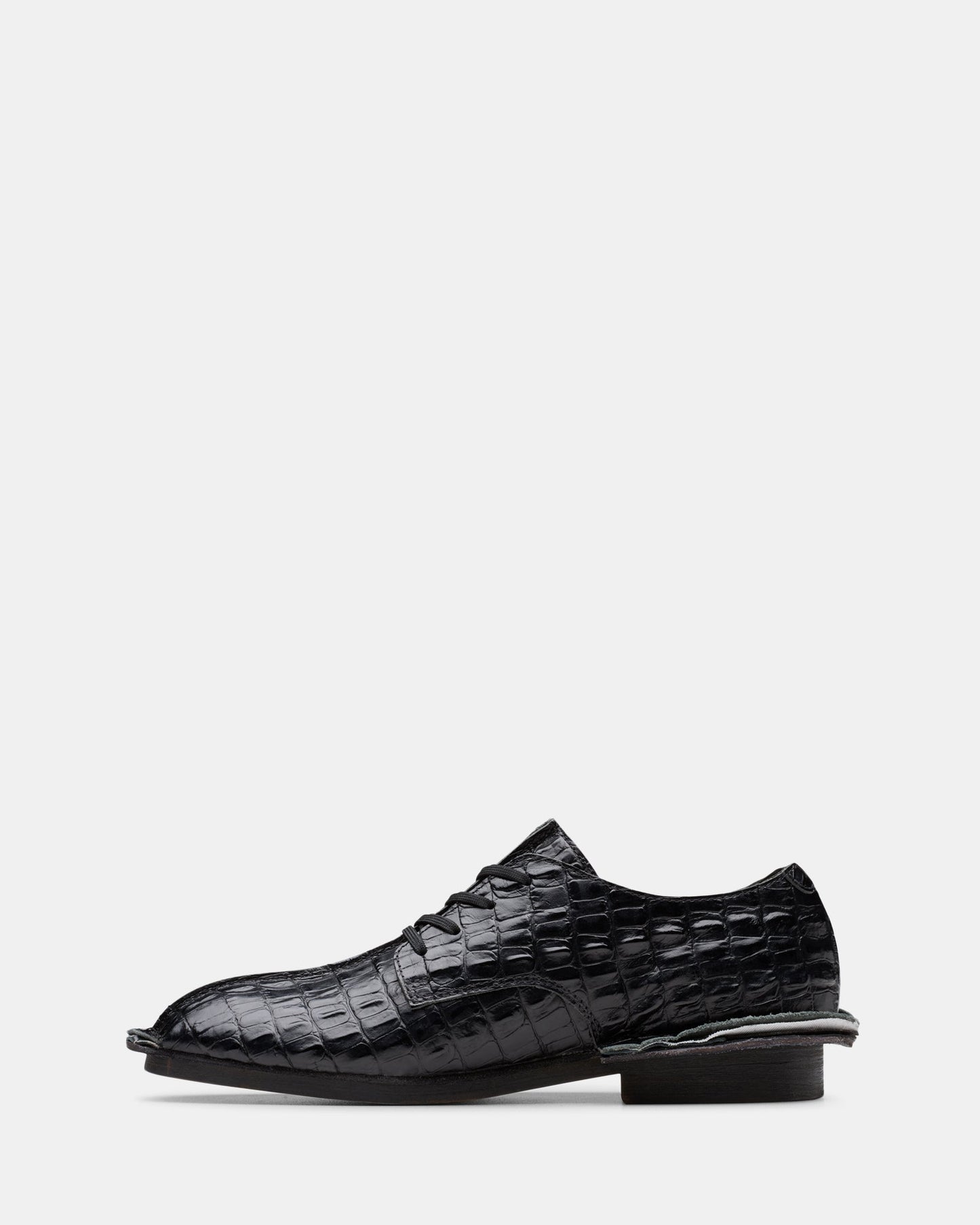 Cur Derby W Black Leather