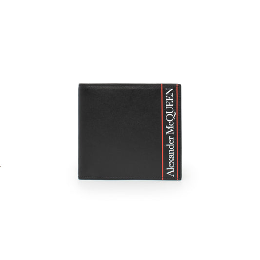 Image of Wallets & Money Clips. Product name - Bi Fold Wallet With Brand Logo in Os colour by brand - ALEXANDER MCQUEEN