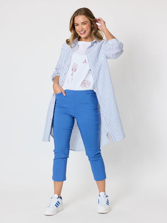 Threadz Zara Stretch Pant (Blue)