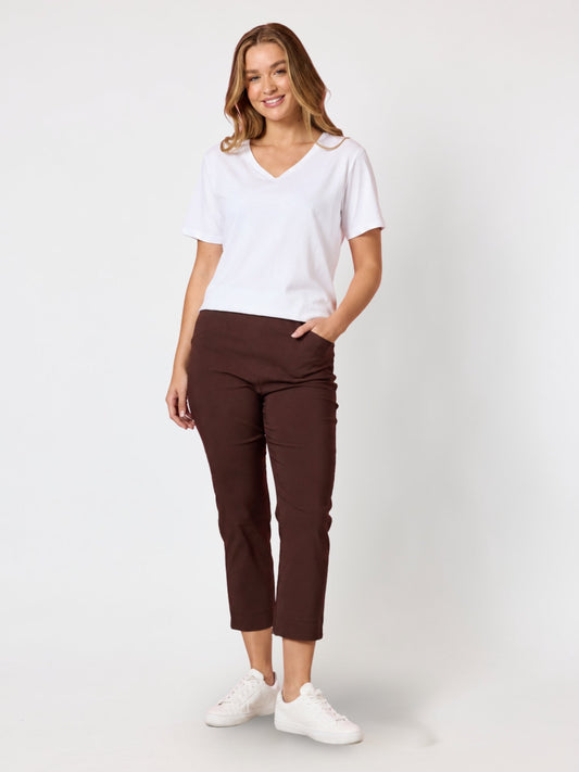 Threadz Zara Stretch Pant (Coffee)