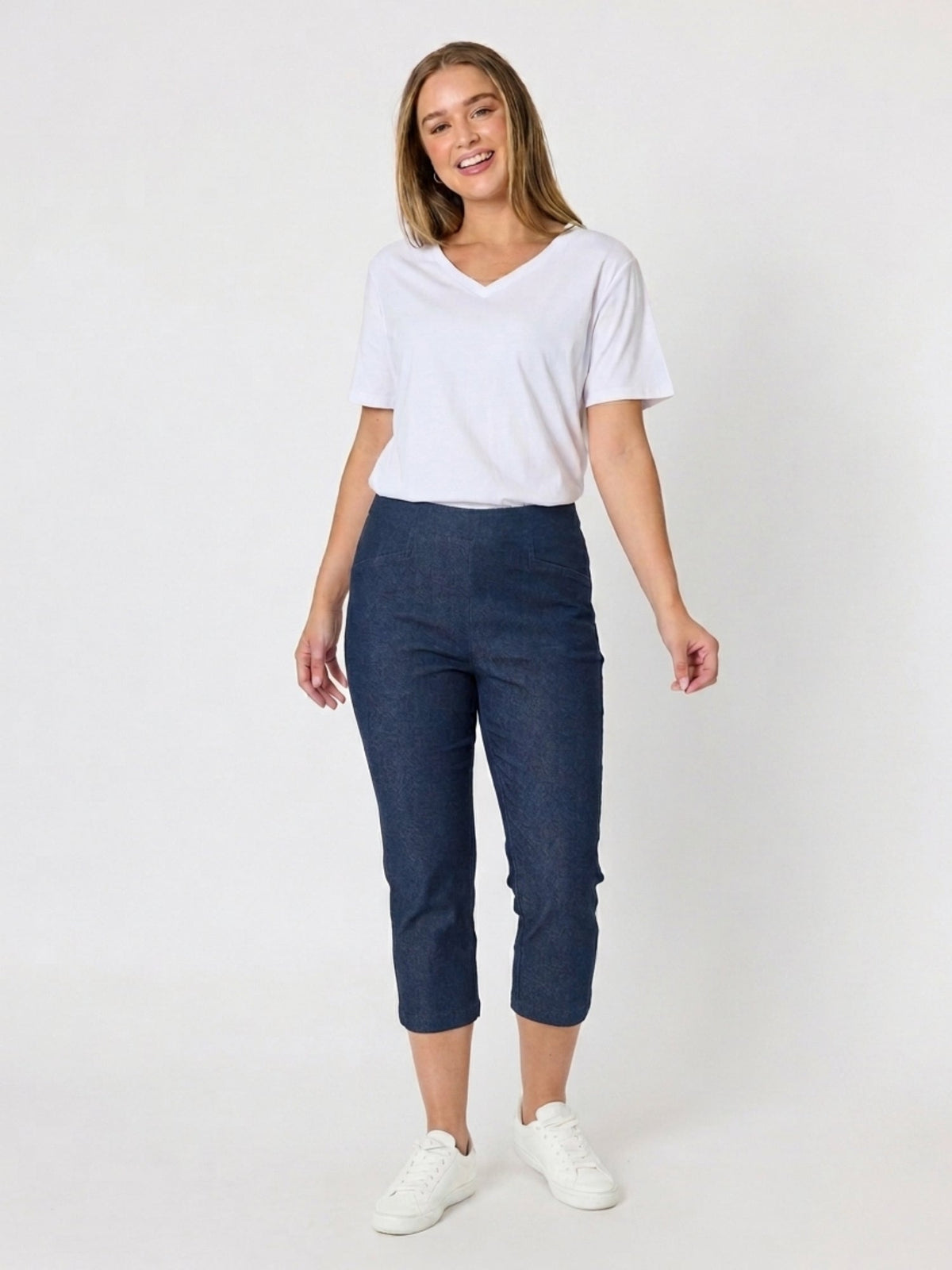 Threadz Zara Stretch Pant (Denim)
