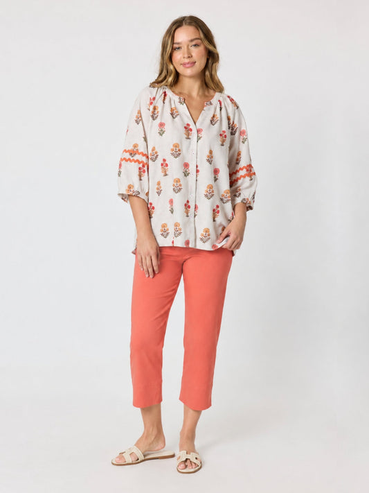 Threadz Zara Stretch Pant (Ginger)
