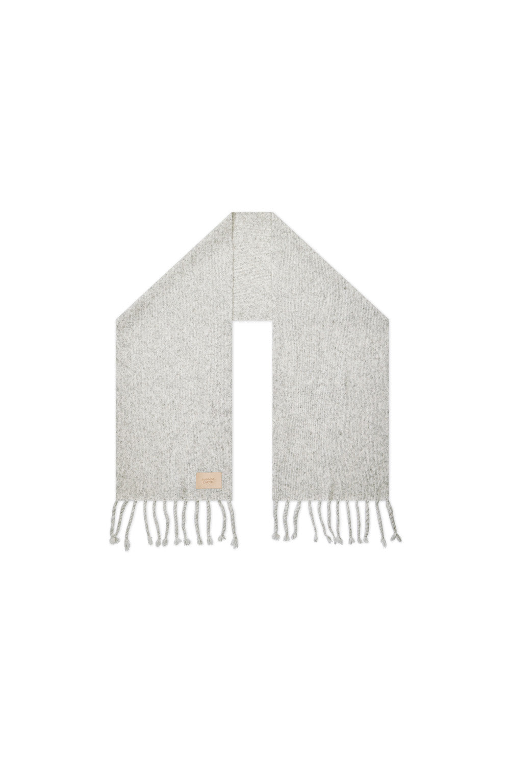 Frame Of Mind Scarf (White/Grey Melange)