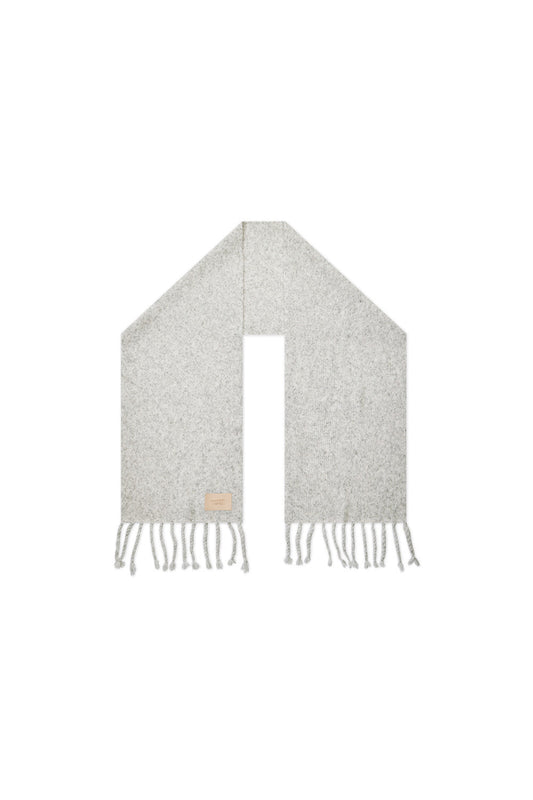 Frame Of Mind Scarf (White/Grey Melange)