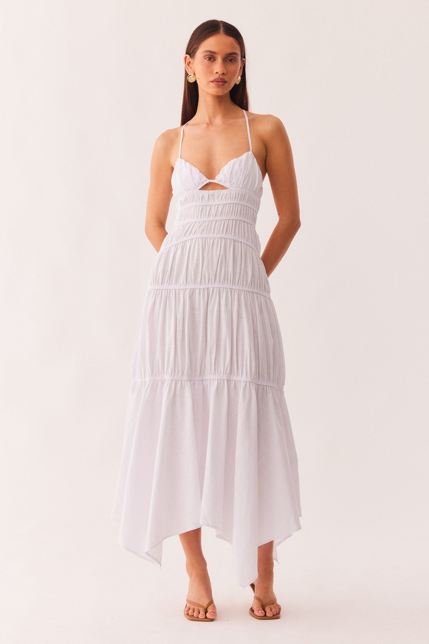 SNDYS TAHLIA MAXI DRESS (White)