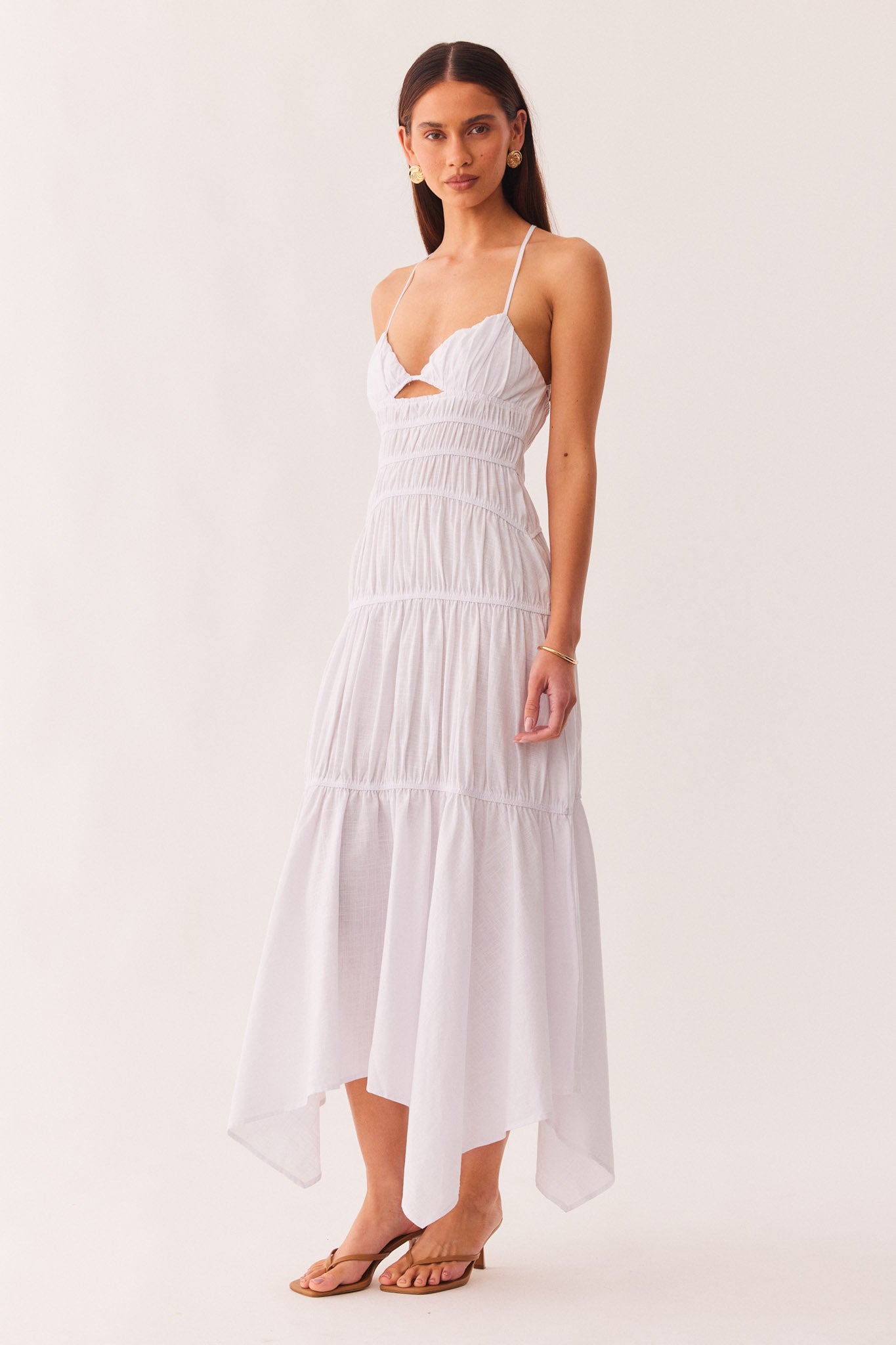 SNDYS TAHLIA MAXI DRESS (White)