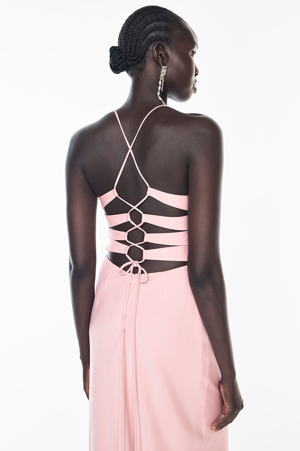 Time To Shine Slip Dress (Pastel Pink)