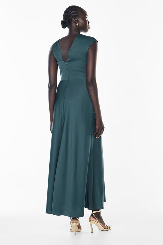 Your Song Drape Dress (Teal)